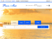 Tablet Screenshot of praiamarguaruja.com.br